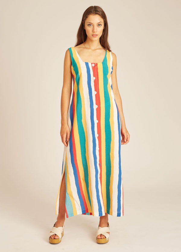 stripes-long-dress-multicolor
