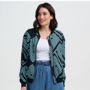 Screenshot 2026-04-09 at 12-10-04 Bobbi Bomber Jacket - Black_Green Geometric Lines – Sugarhill Brighton