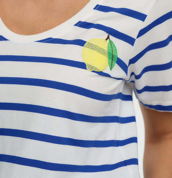 Screenshot 2026-04-22 at 20-30-30 Sylvie Scoop Neck T-Shirt - Off White_Blue Stripes & Lemon – Sugarhill Brighton
