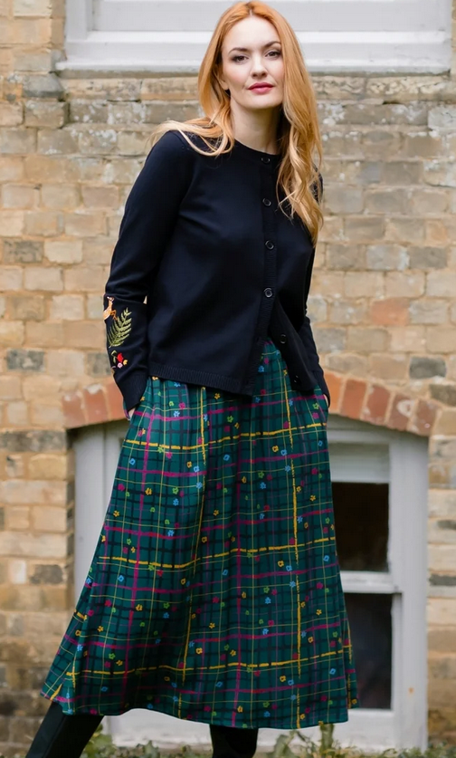 Screenshot 2026-09-18 at 20-53-02 Teal Check Midi Skirt - Melody – Sugarhill Brighton
