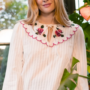 Screenshot 2026-09-19 at 12-35-25 White Rose Embroidery Scallop Collar Blouse - Nessie – Sugarhill Brighton