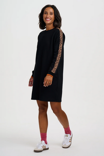 Screenshot 2026-09-19 at 13-31-37 Black Leopard Trim Short Sweatshirt Dress - Marta – Sugarhill Brighton
