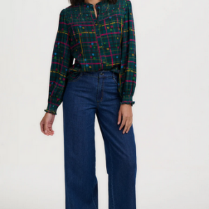 Screenshot 2026-09-19 at 14-01-22 Teal Check Shirred Blouse - Mina – Sugarhill Brighton