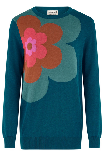 Screenshot 2026-09-28 at 10-30-21 Teal Flower Jumper - Rita – Sugarhill Brighton