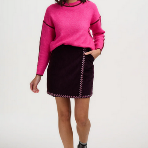 Screenshot 2026-10-06 at 10-41-48 Dark Plum Embroidered Cord Short Skirt - Suzie – Sugarhill Brighton